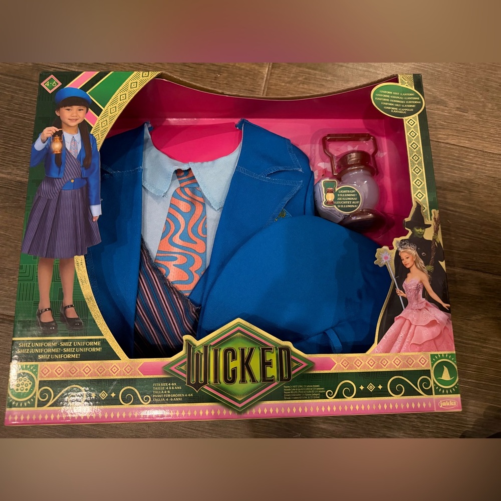 Wicked Deluxe Shiz University Uniform & Accessories Girl Child Dress - Picture 9 of 9